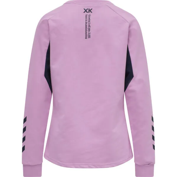 Action Women Cotton Pink Sweatshirt