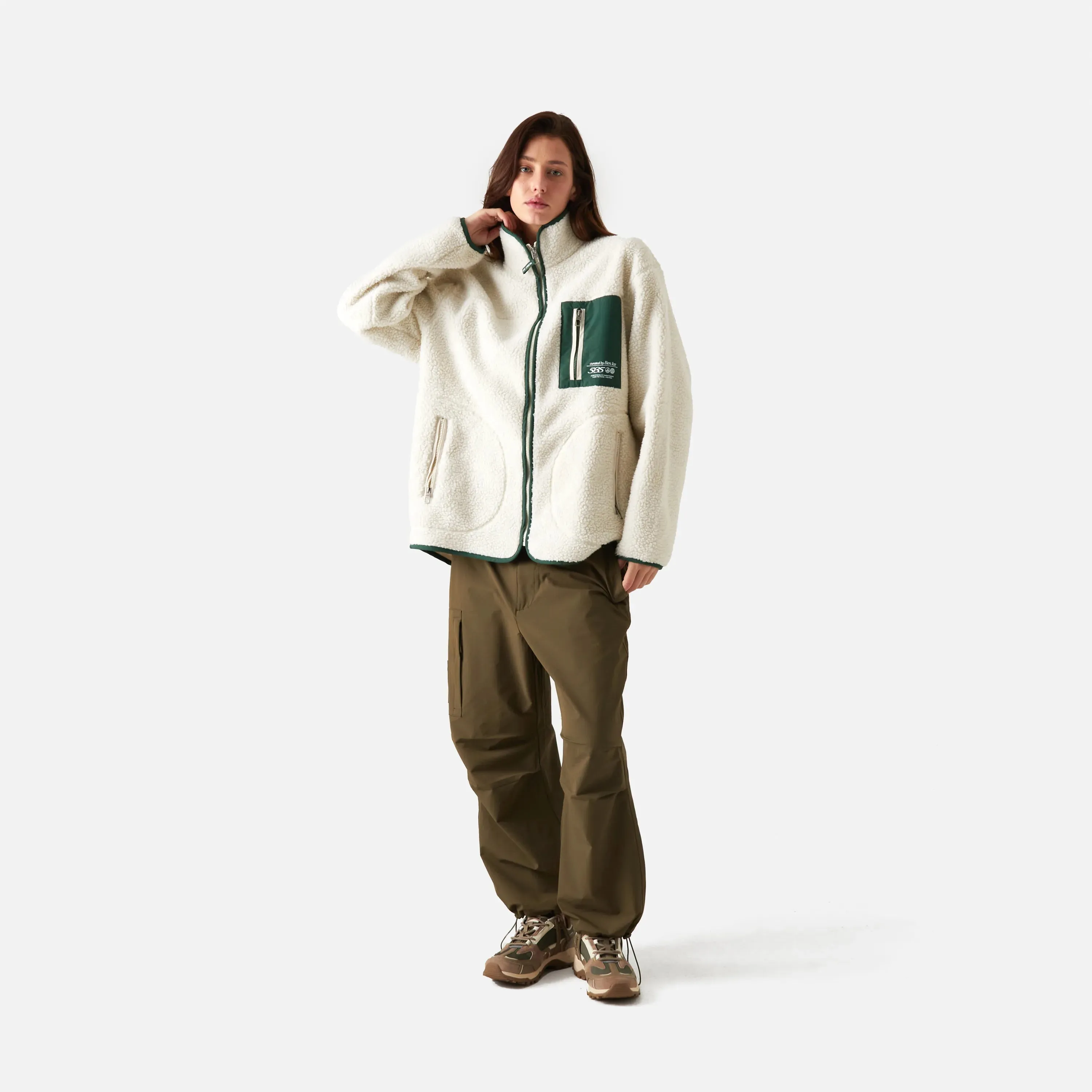 Antarctic Off Sand Sherpa Fleece