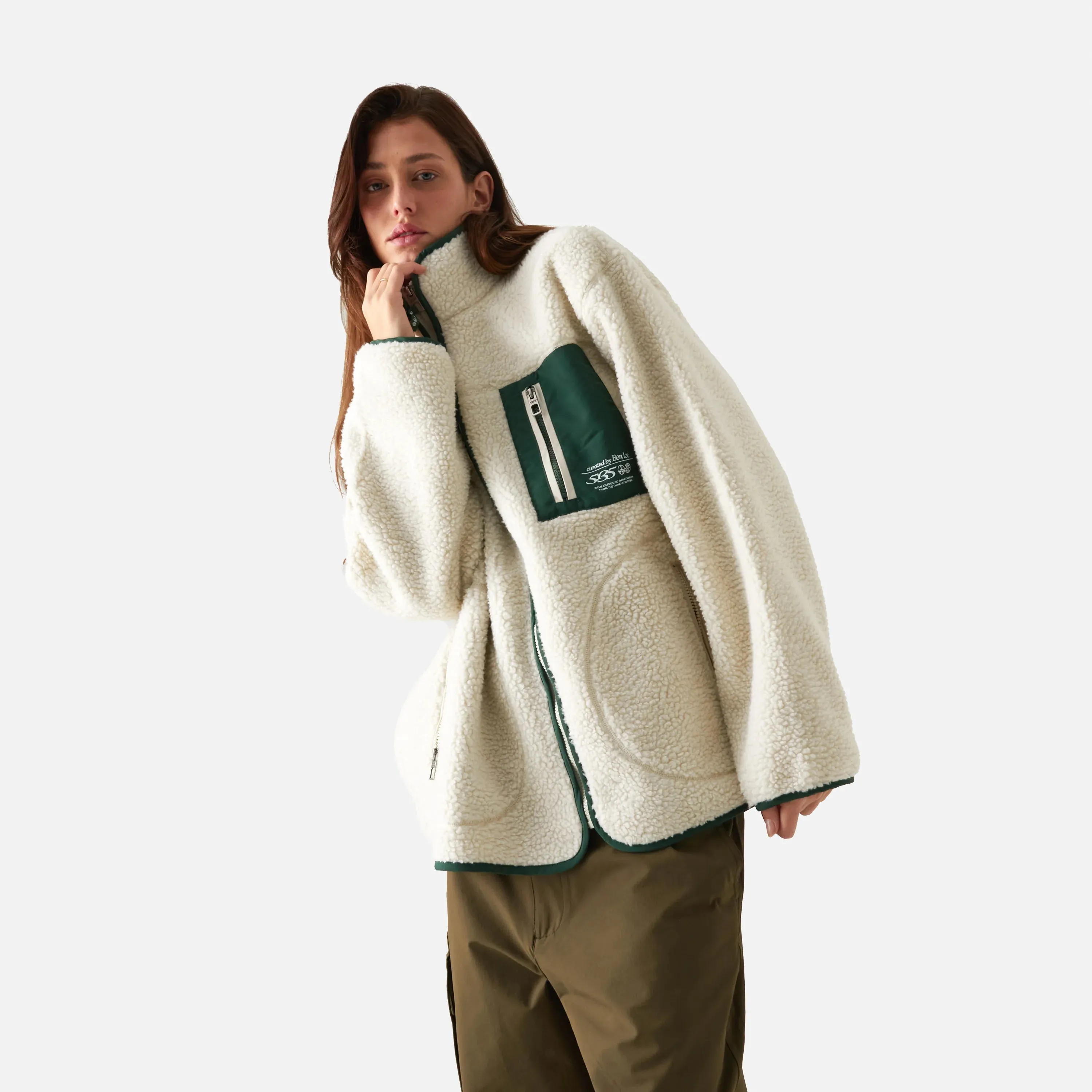 Antarctic Off Sand Sherpa Fleece