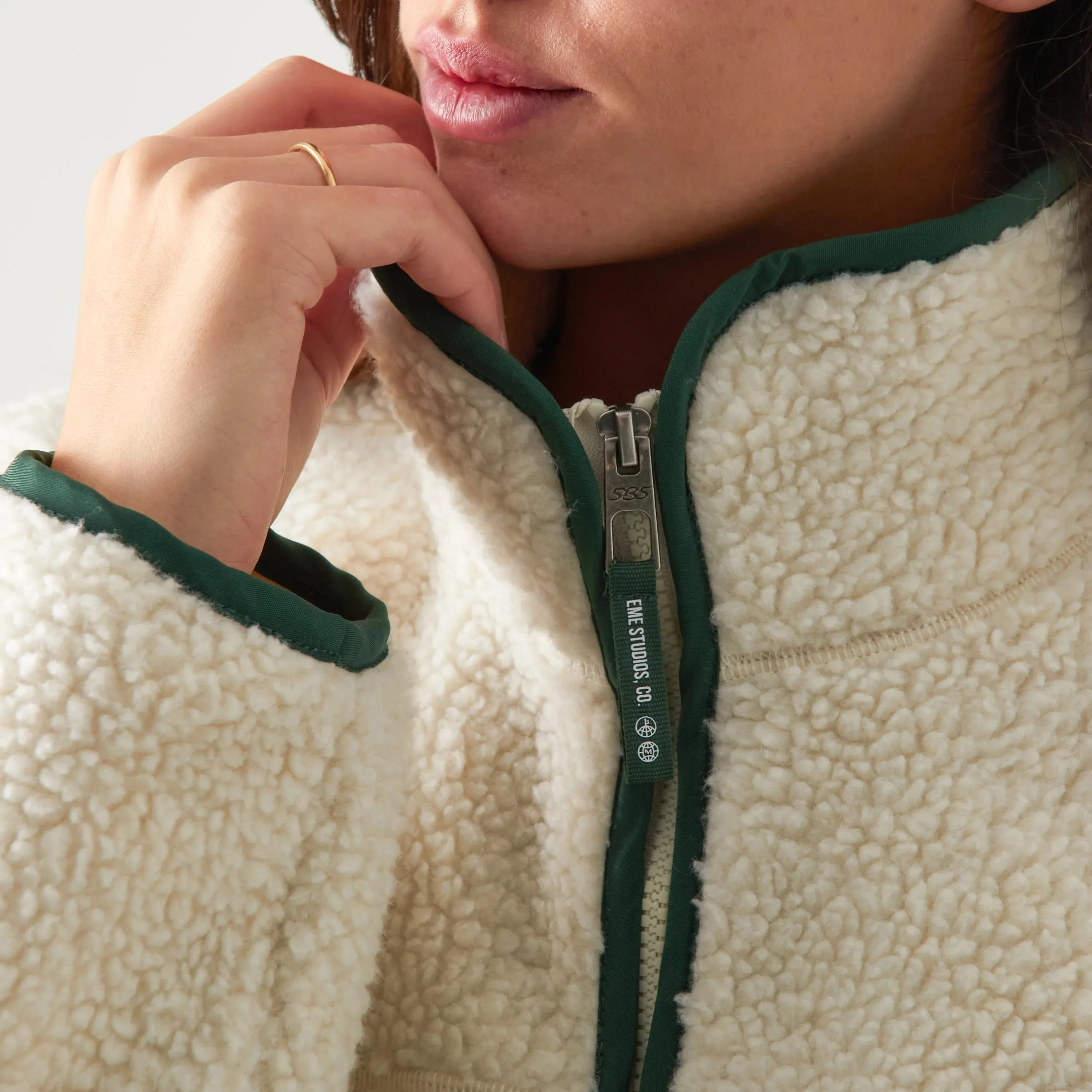 Antarctic Off Sand Sherpa Fleece