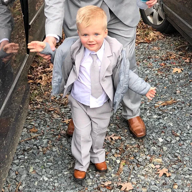 Boys Light Grey Suits - Classic, Classic Slim, Executive