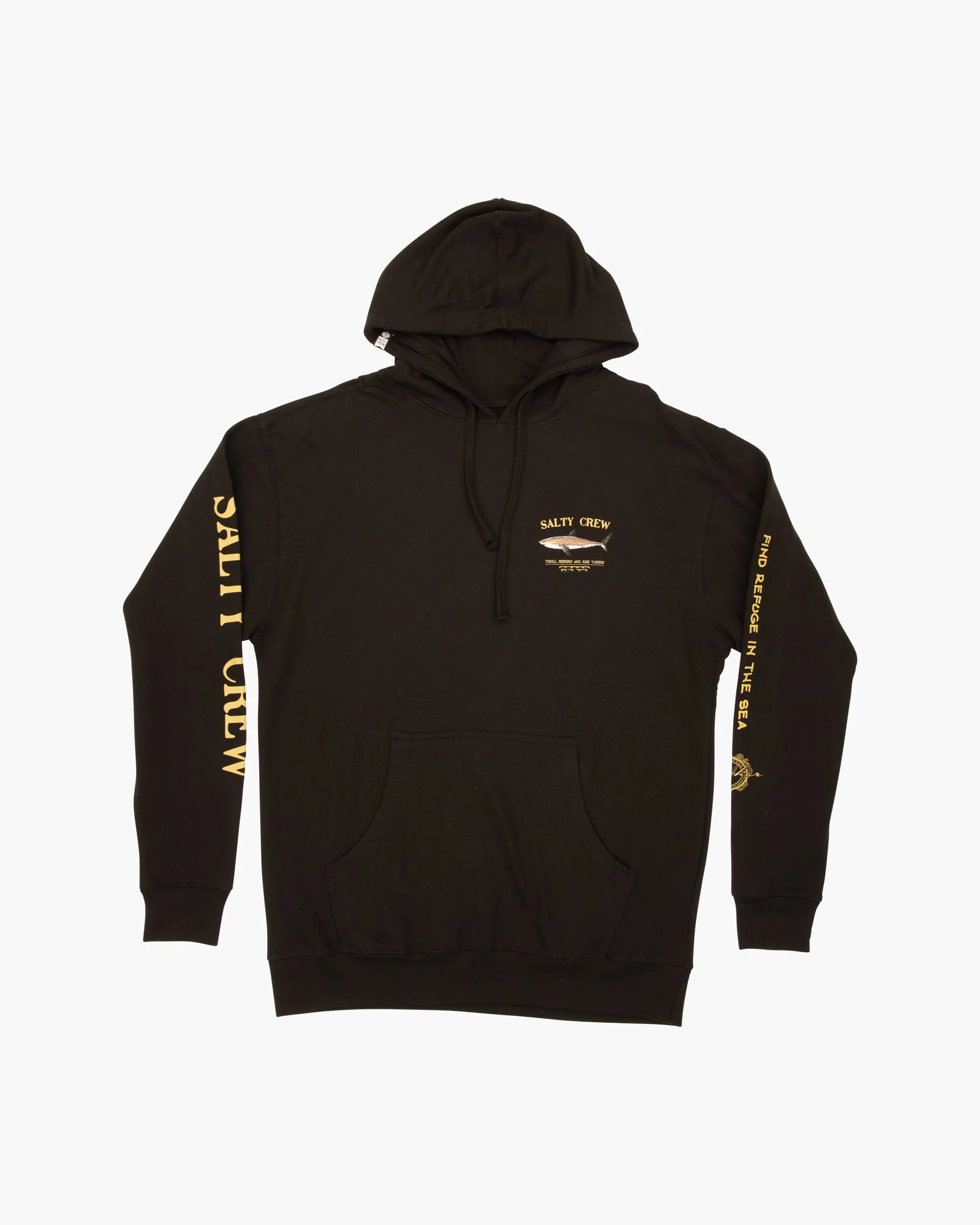 Bruce Black Hood Fleece