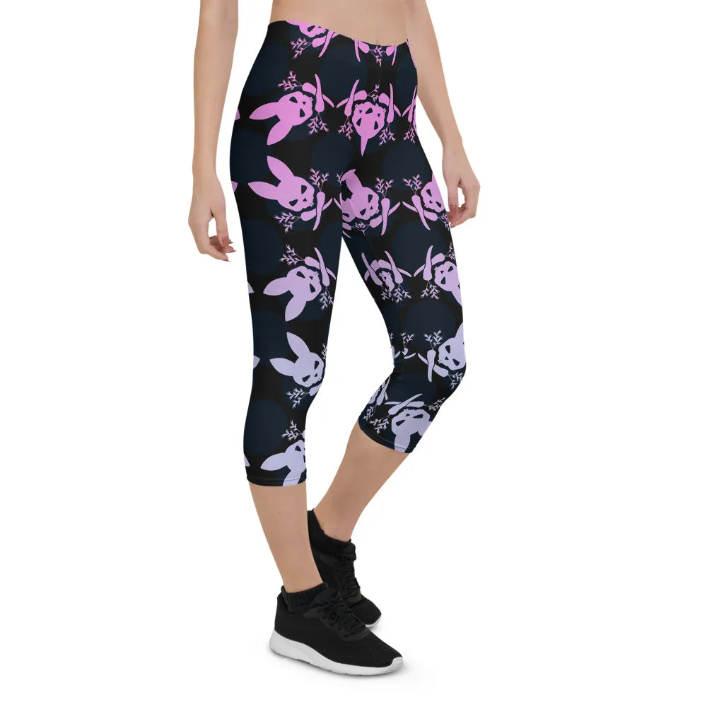 Bunny Bones Capri Leggings