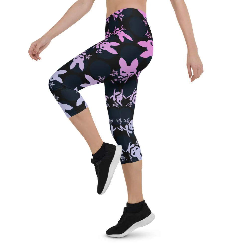 Bunny Bones Capri Leggings