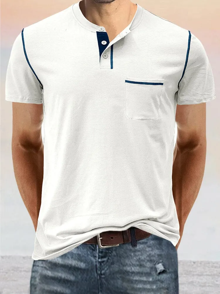 Casual Button Shirt with Pocket