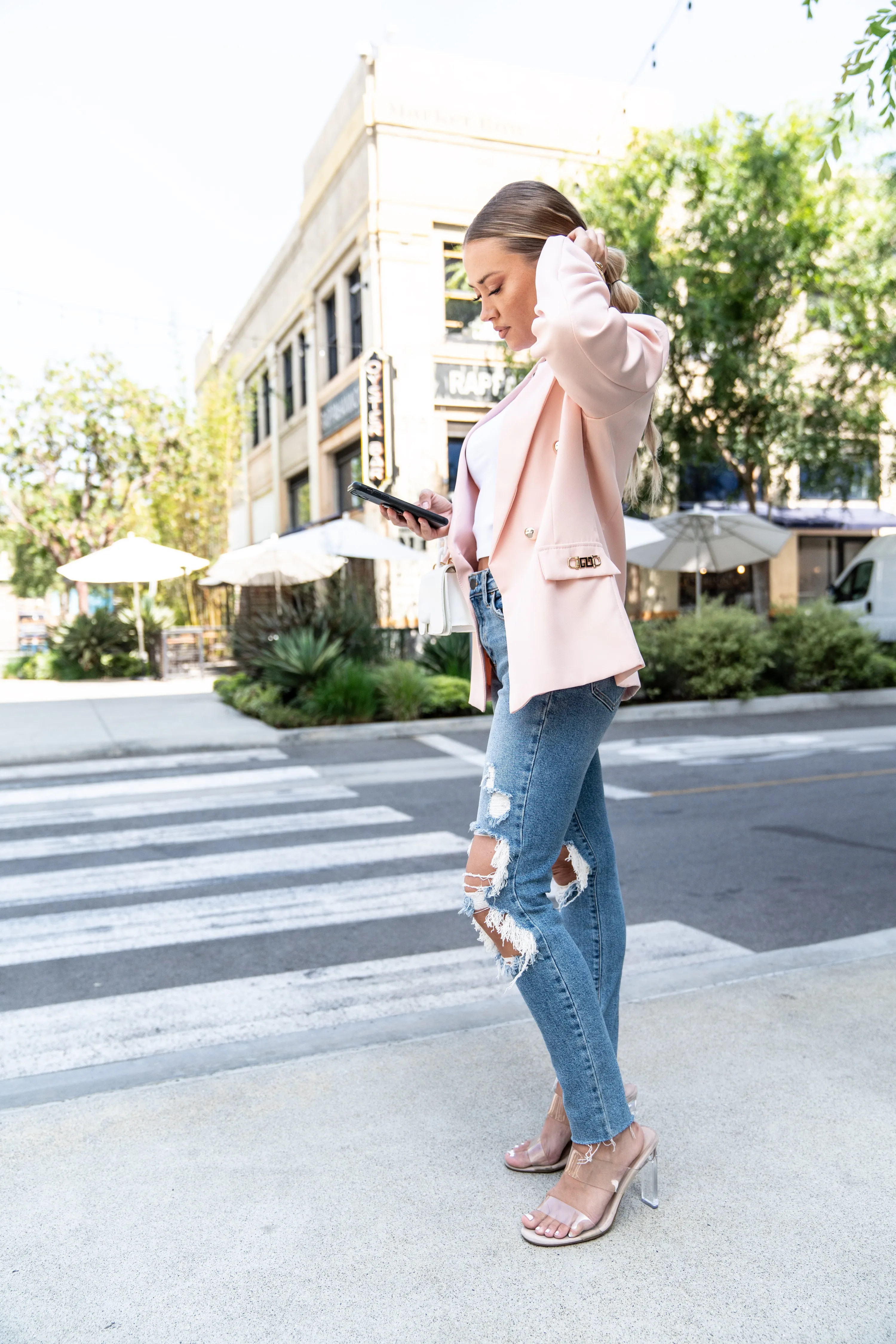 Casual Double Breasted Blazer