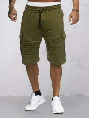 Casual Drawstring Cargo Shorts