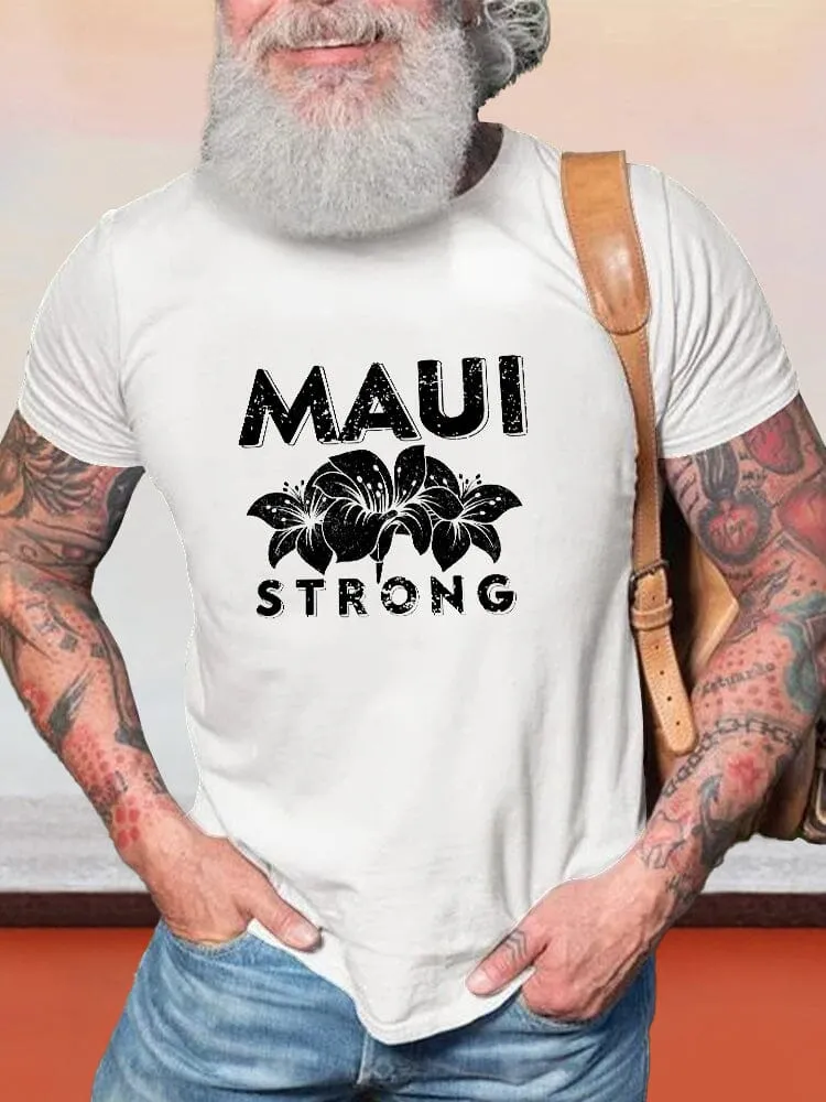 Casual Maui Printed T-shirt