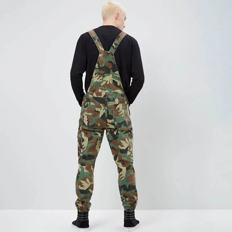 Casual Men's Camouflage Overalls Pants