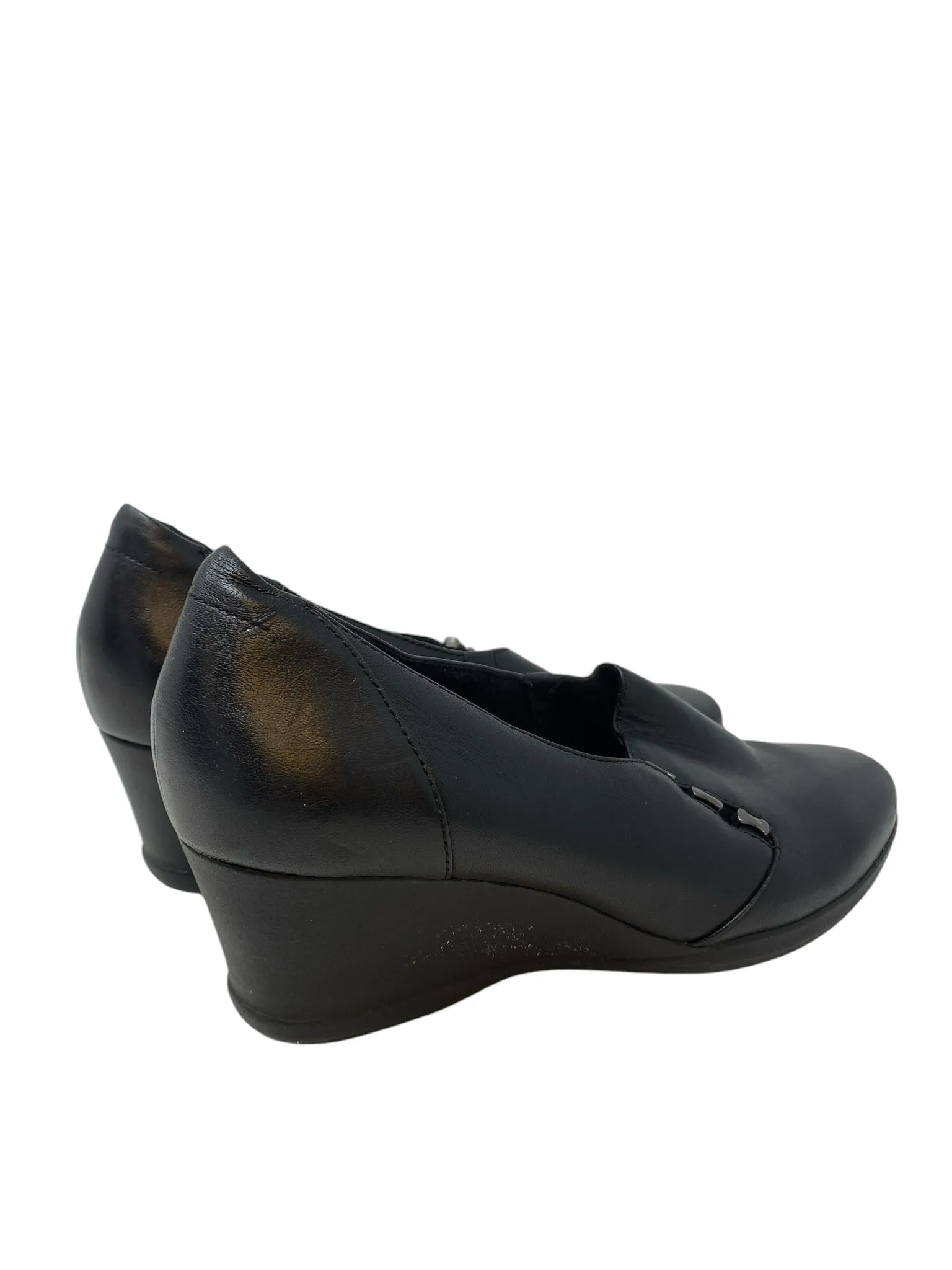 Clarks Women Size 9 Black Wedge