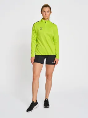 Core Women Polyester Green Sweatshirt