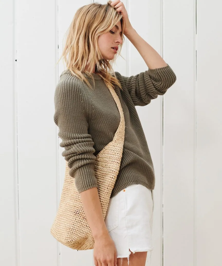 Cotton Fisherman Sweater