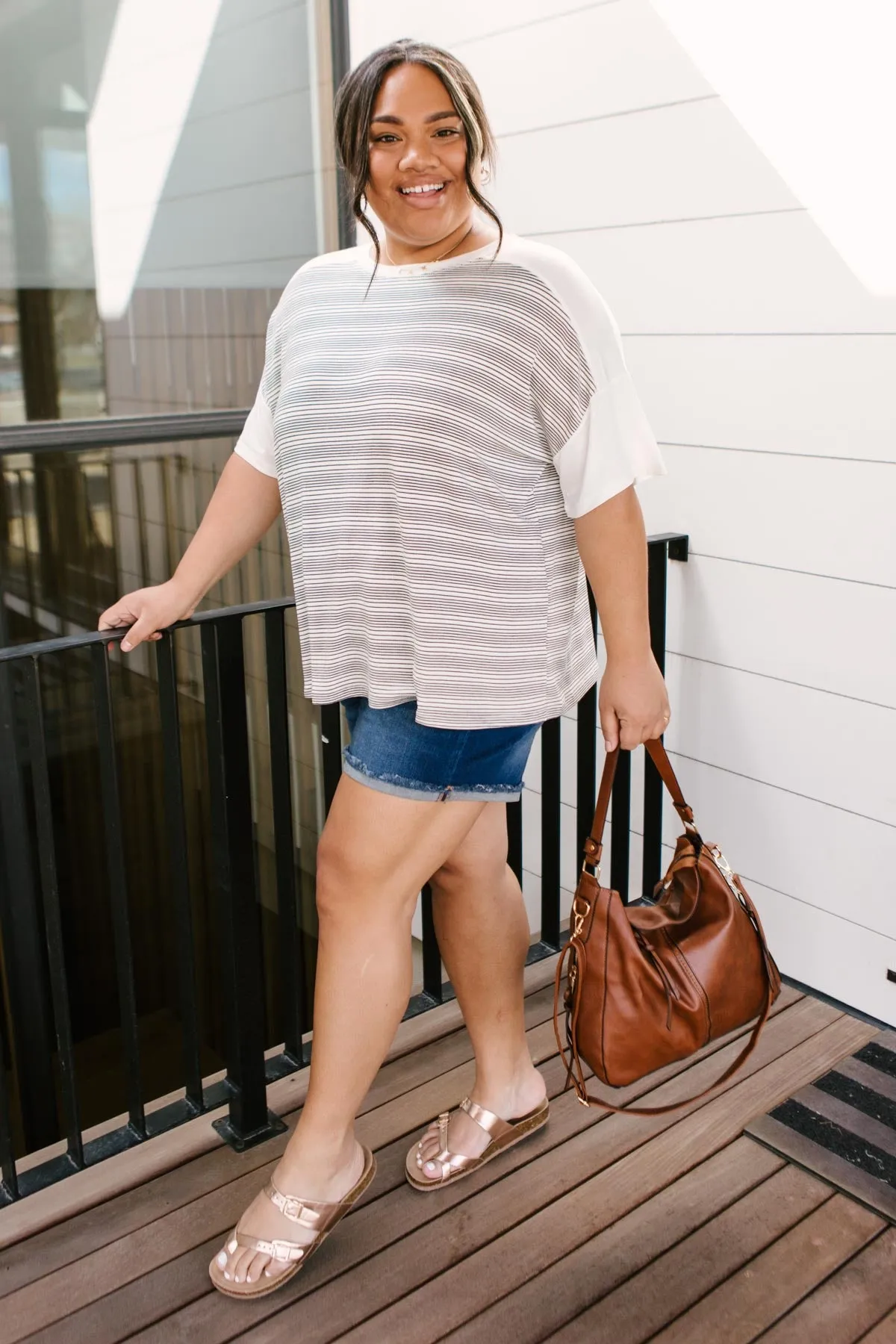 Cozy In Stripes Top