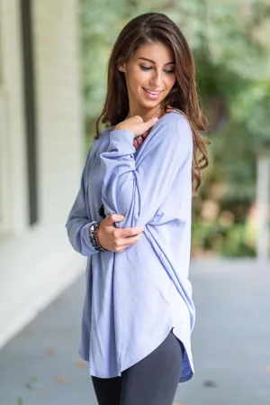 Easy Like Sunday Lavender Purple Tunic