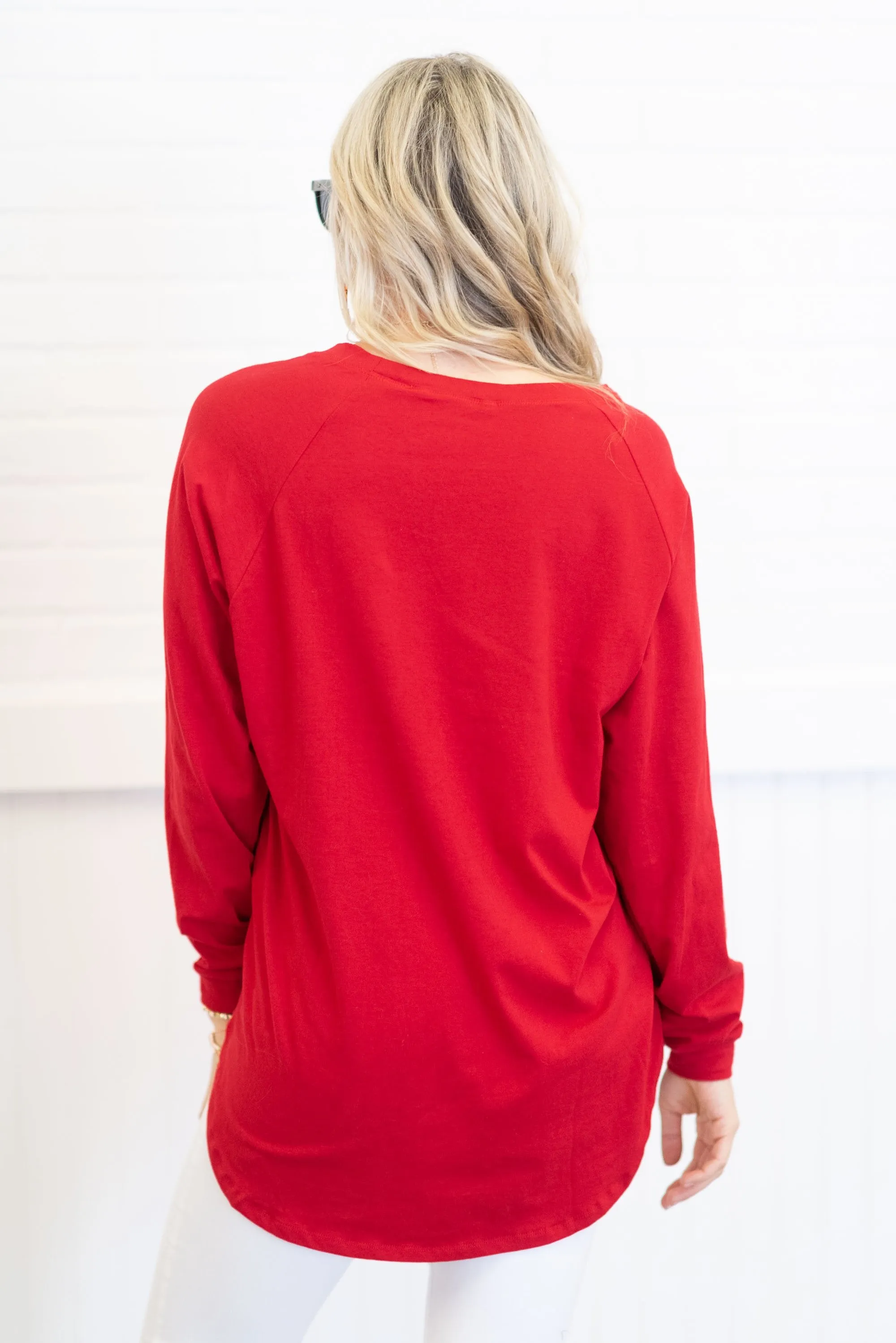 Easy Like Sunday Red Tunic