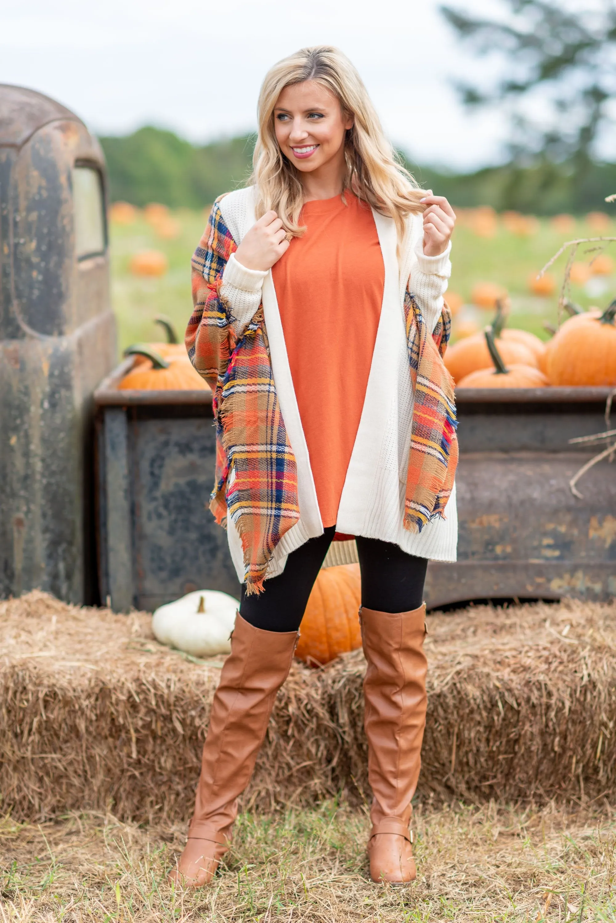 Easy Like Sunday Rust Orange Tunic