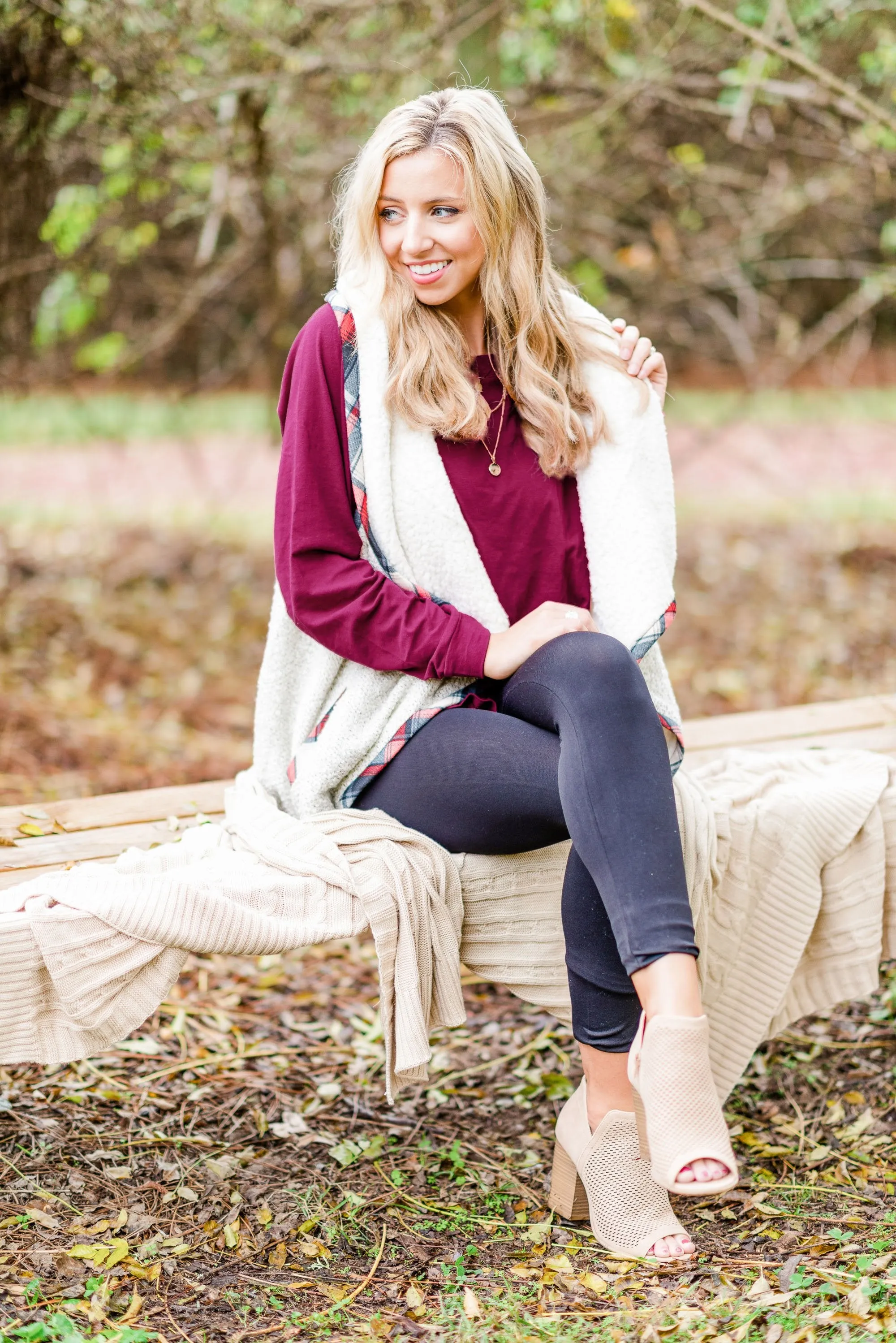 Easy Like Sunday Wine Red Tunic