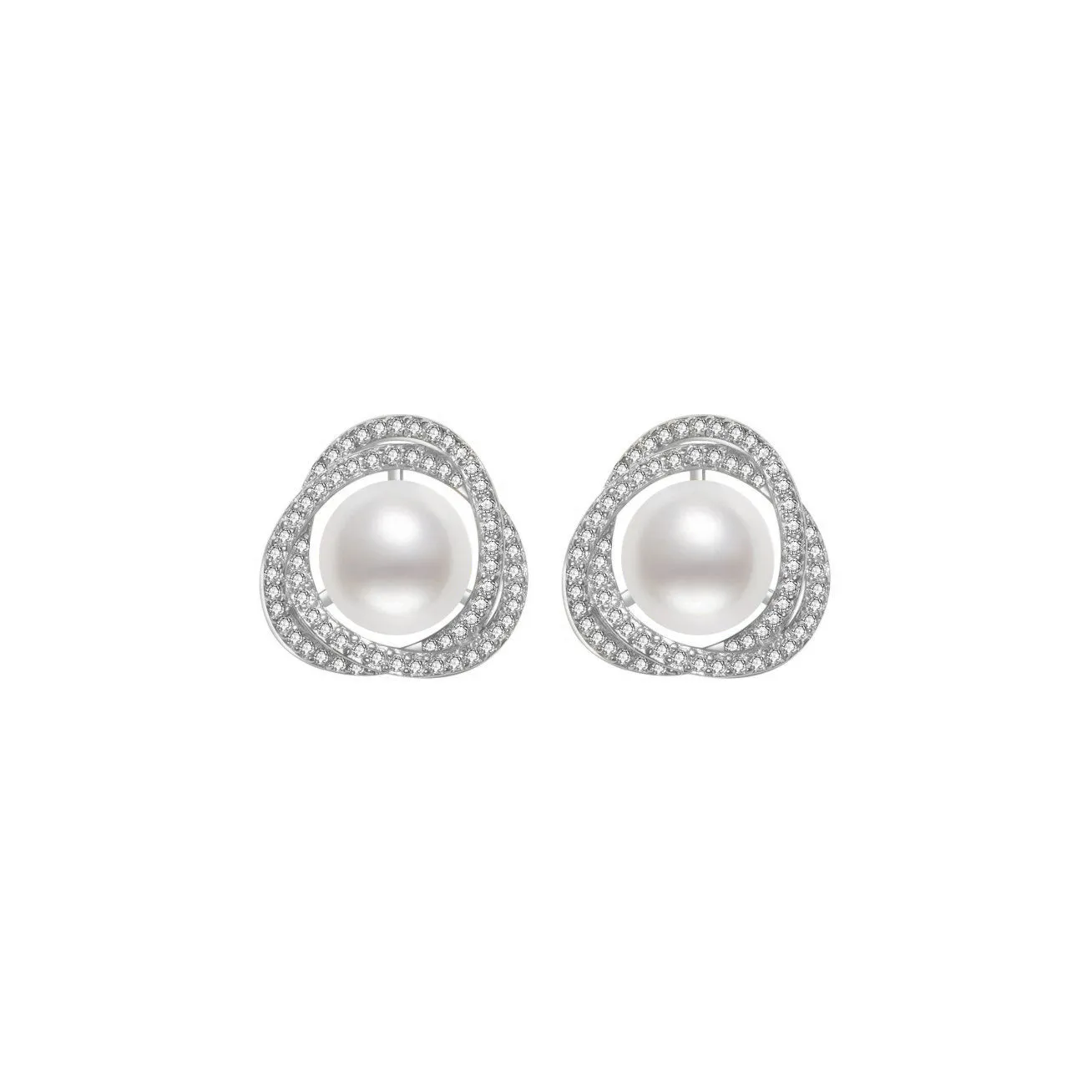 Elegant Freshwater Pearl Earrings WE00183