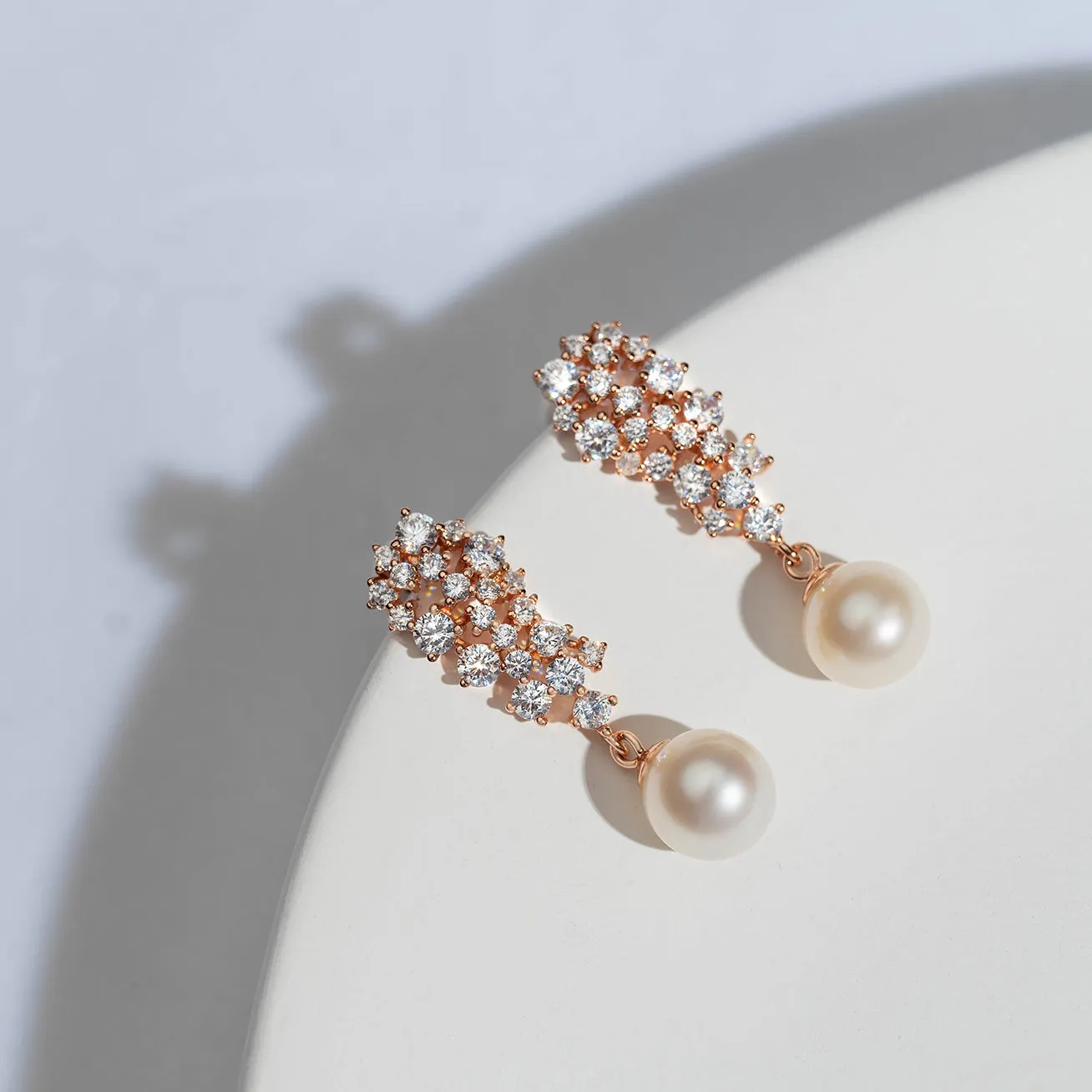 Elegant Freshwater Pearl Earrings WE00345 | CELESTE