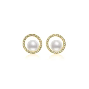 Elegant Freshwater Pearl Earrings WE00369