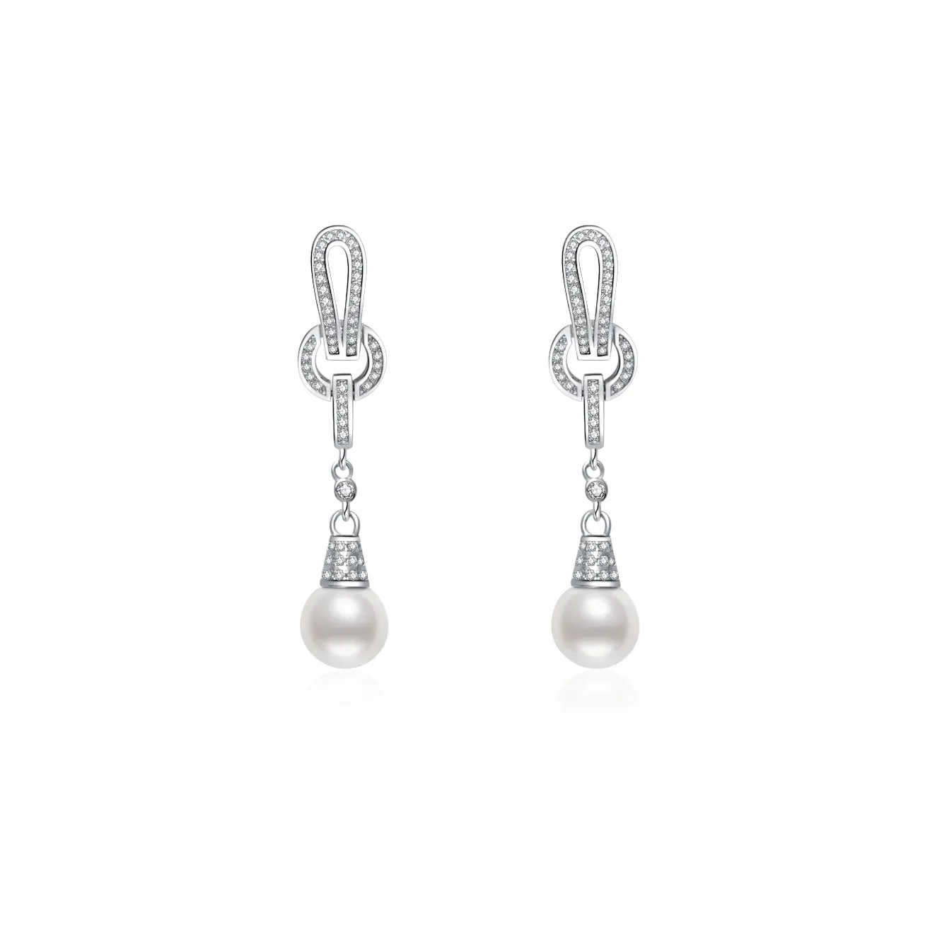 Elegant Freshwater Pearl Earrings WE00613