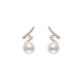 Elegant Freshwater Pearl Earrings WE00618 | S Collection