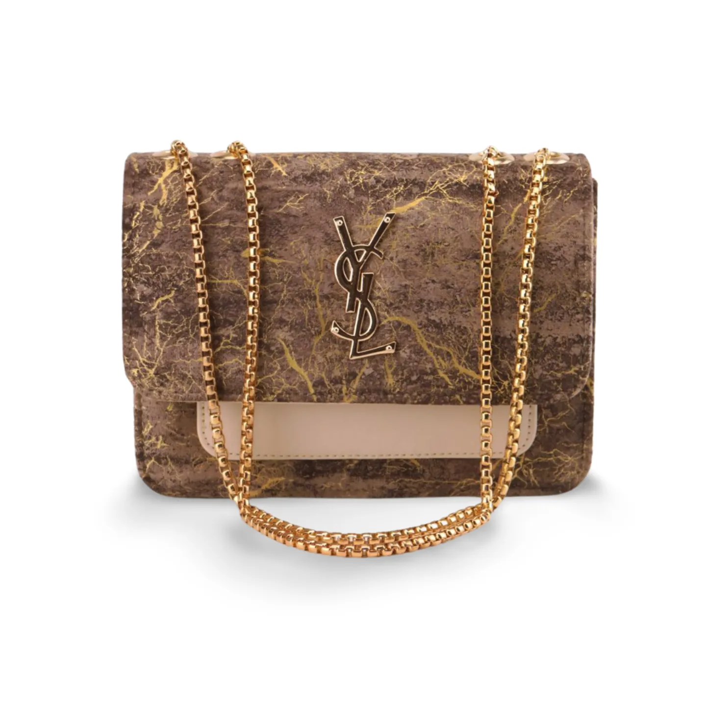 Elegant Gold Chain Shoulder Bag: Classic Luxury for Every Occasion