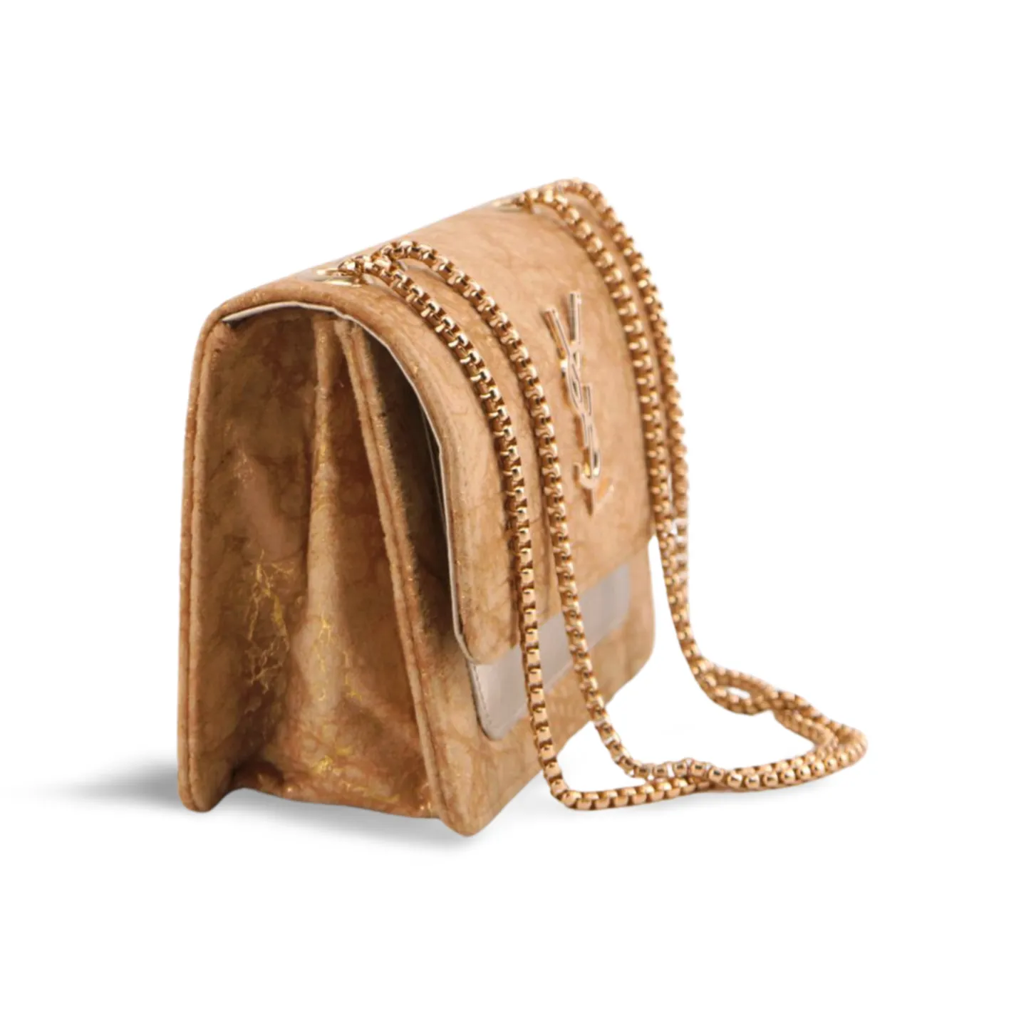 Elegant Gold Chain Shoulder Bag: Classic Luxury for Every Occasion