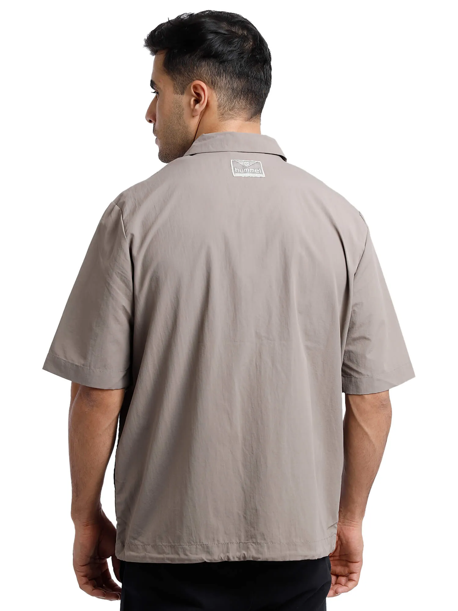 Explorer Men Polyester Grey Shirt