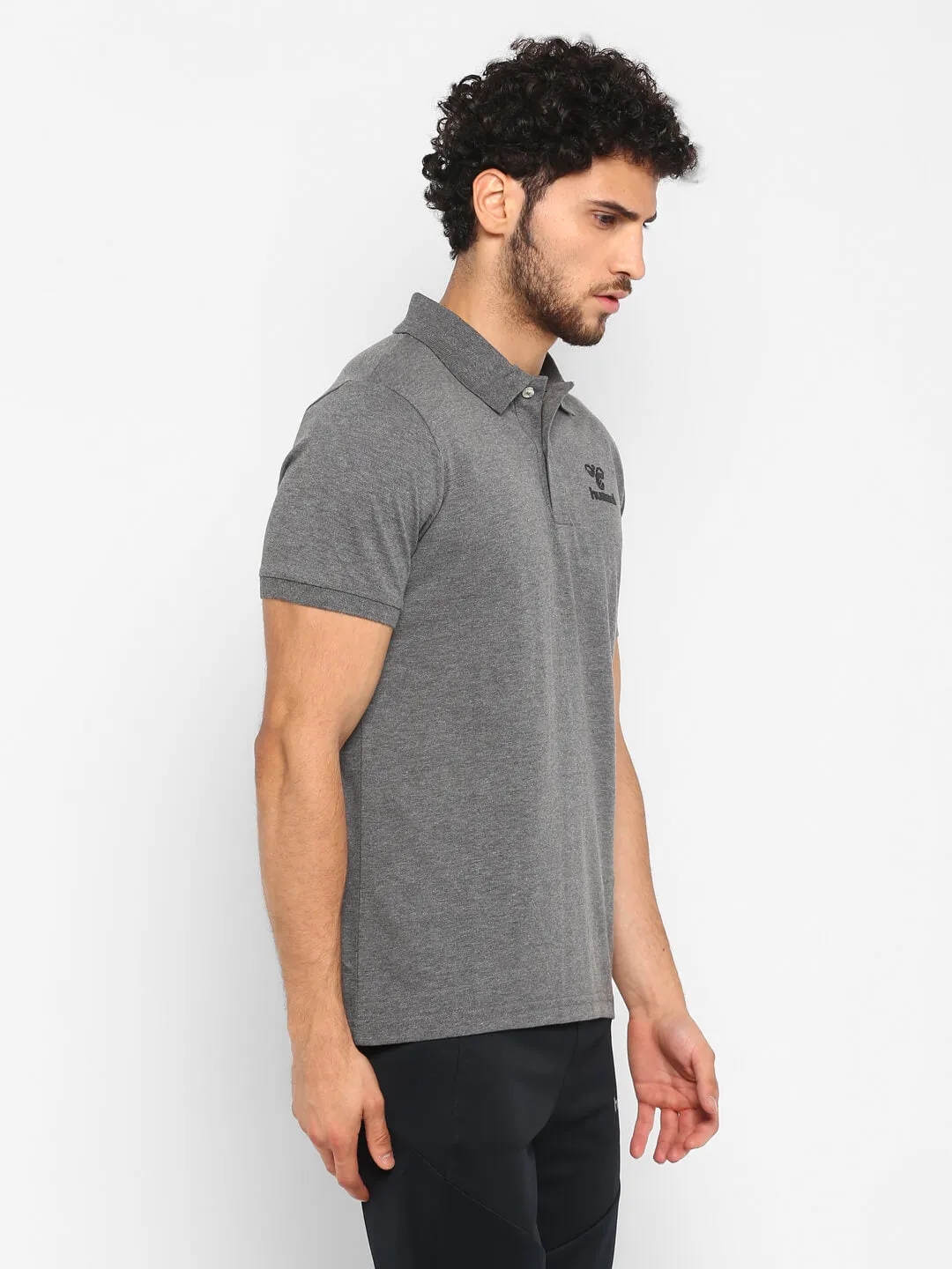 Fanen Men Grey Polo T-Shirt