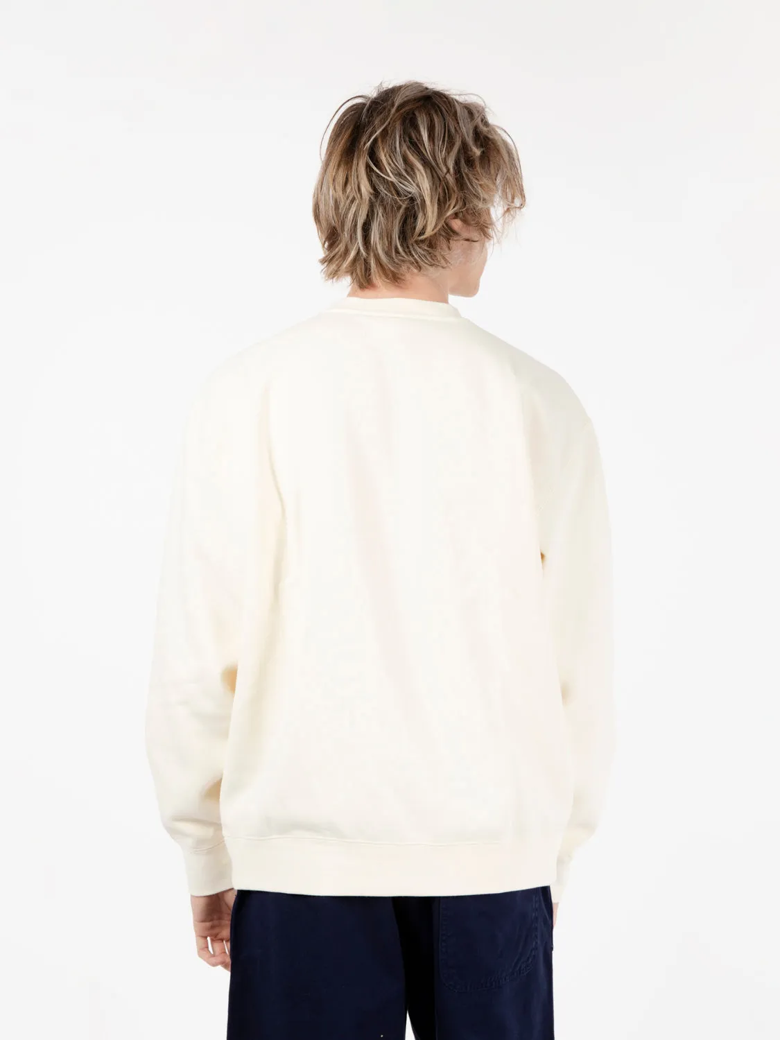 Felpa Fig crew fleece unbleached