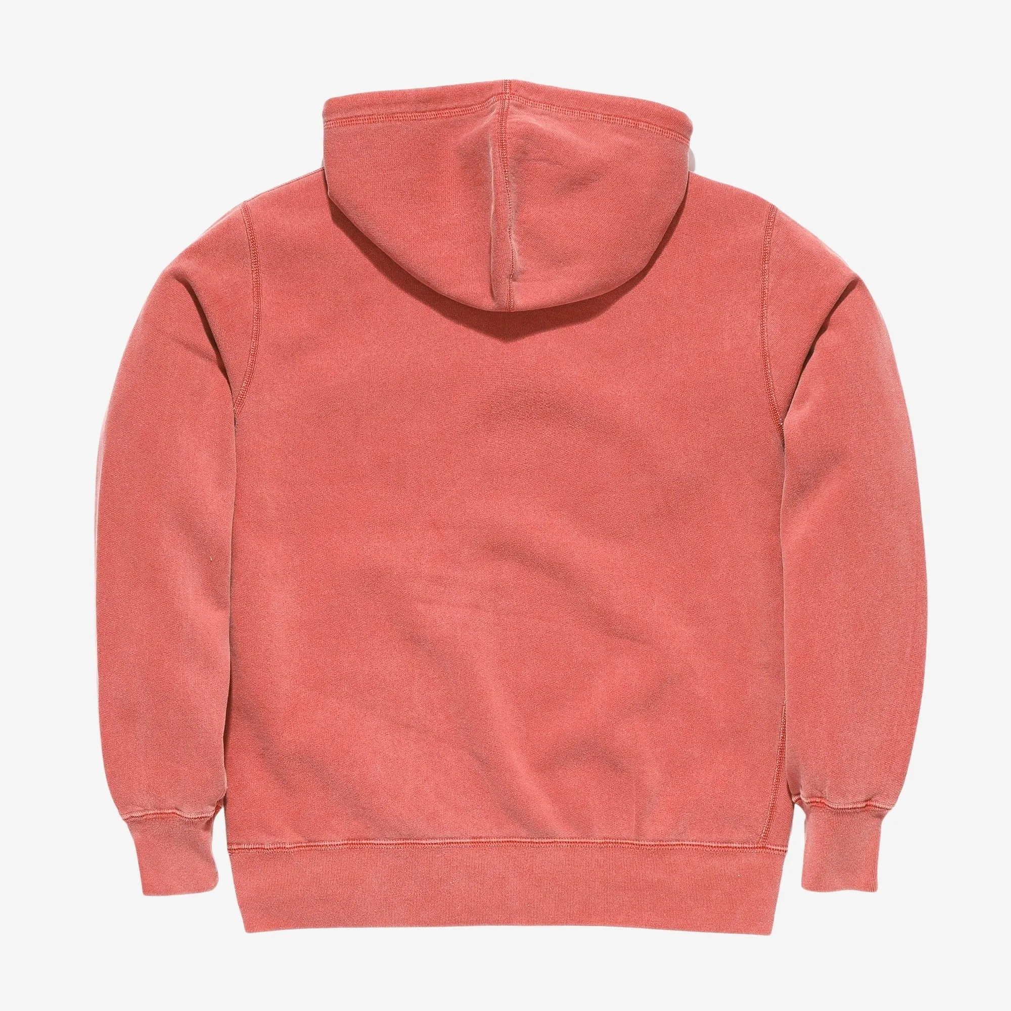 Fleece Hooded Sweatshirt - Red Sand