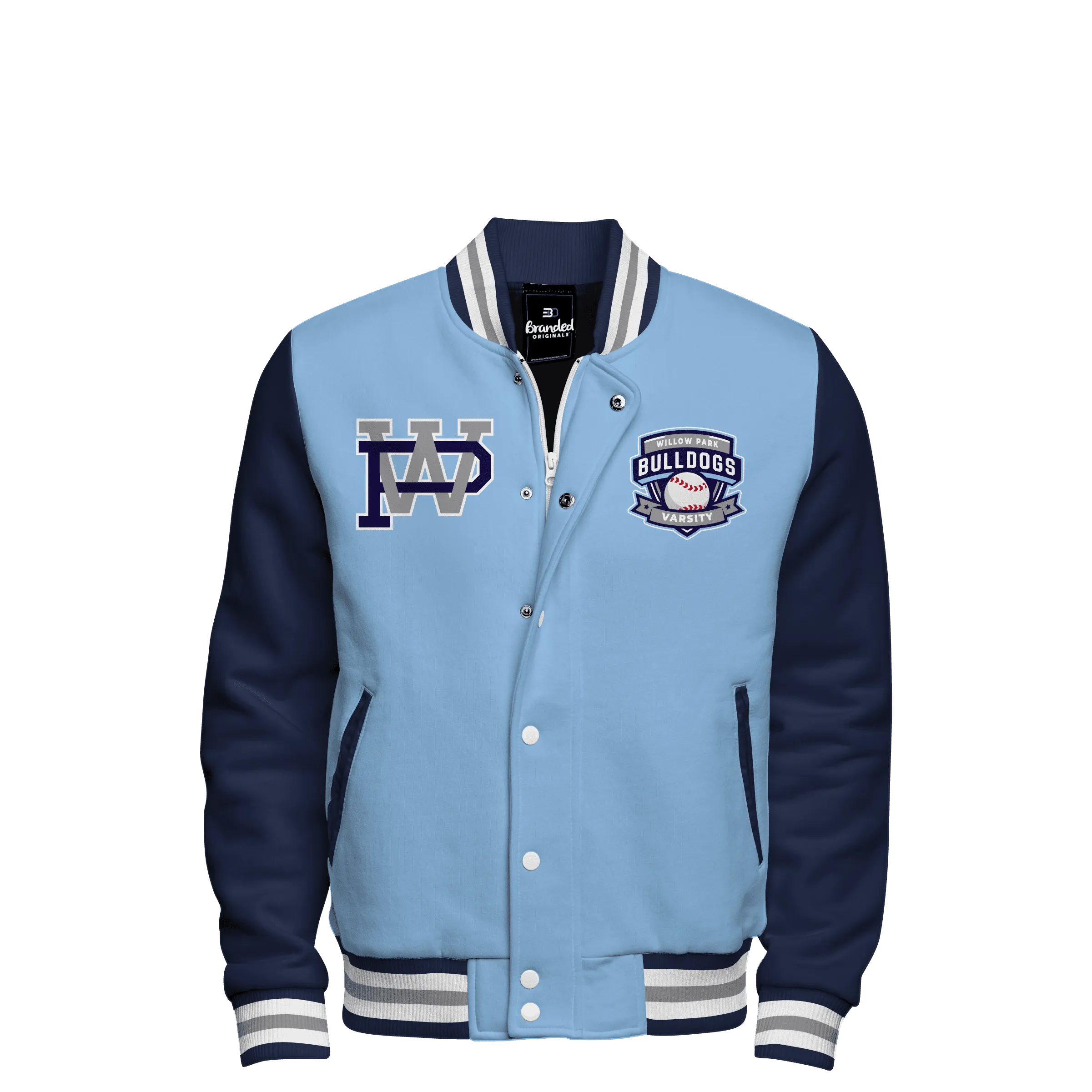 Fleece Letterman Stormfront Jacket