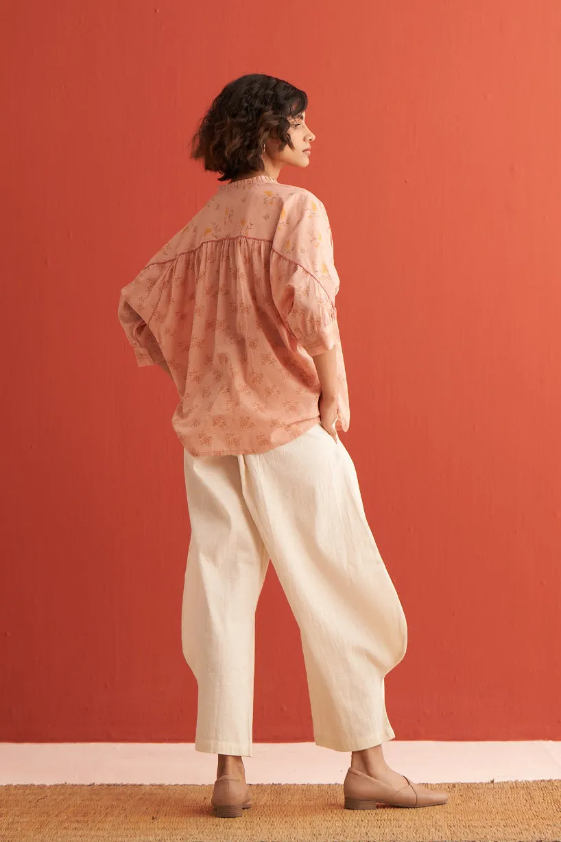 Flute Cotton Lobed Pants