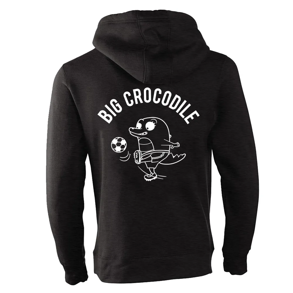 Football Fleece Lined Zip Up Hoodie