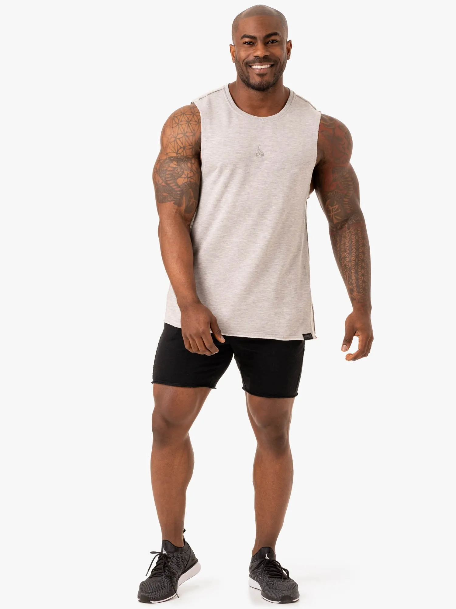 Force Fleece Tank - Grey Marl