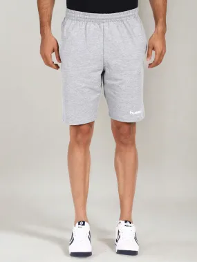 Go Men Cotton Grey Bermuda Short