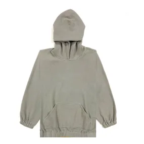 Grey Polar Fleece Hoodie