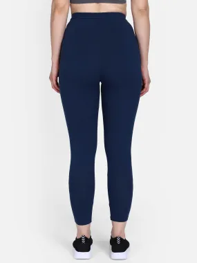 Hannas Women Cotton Blue Tight