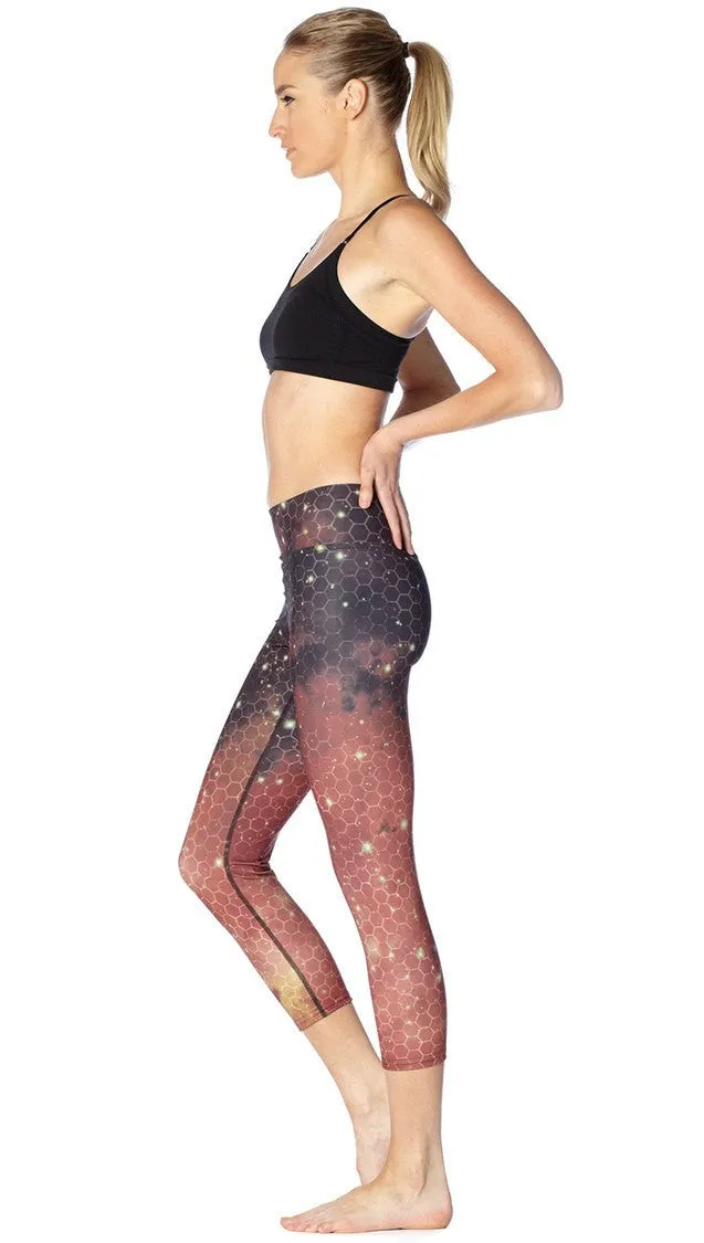 Honeycomb - Triathlon Capri Leggings