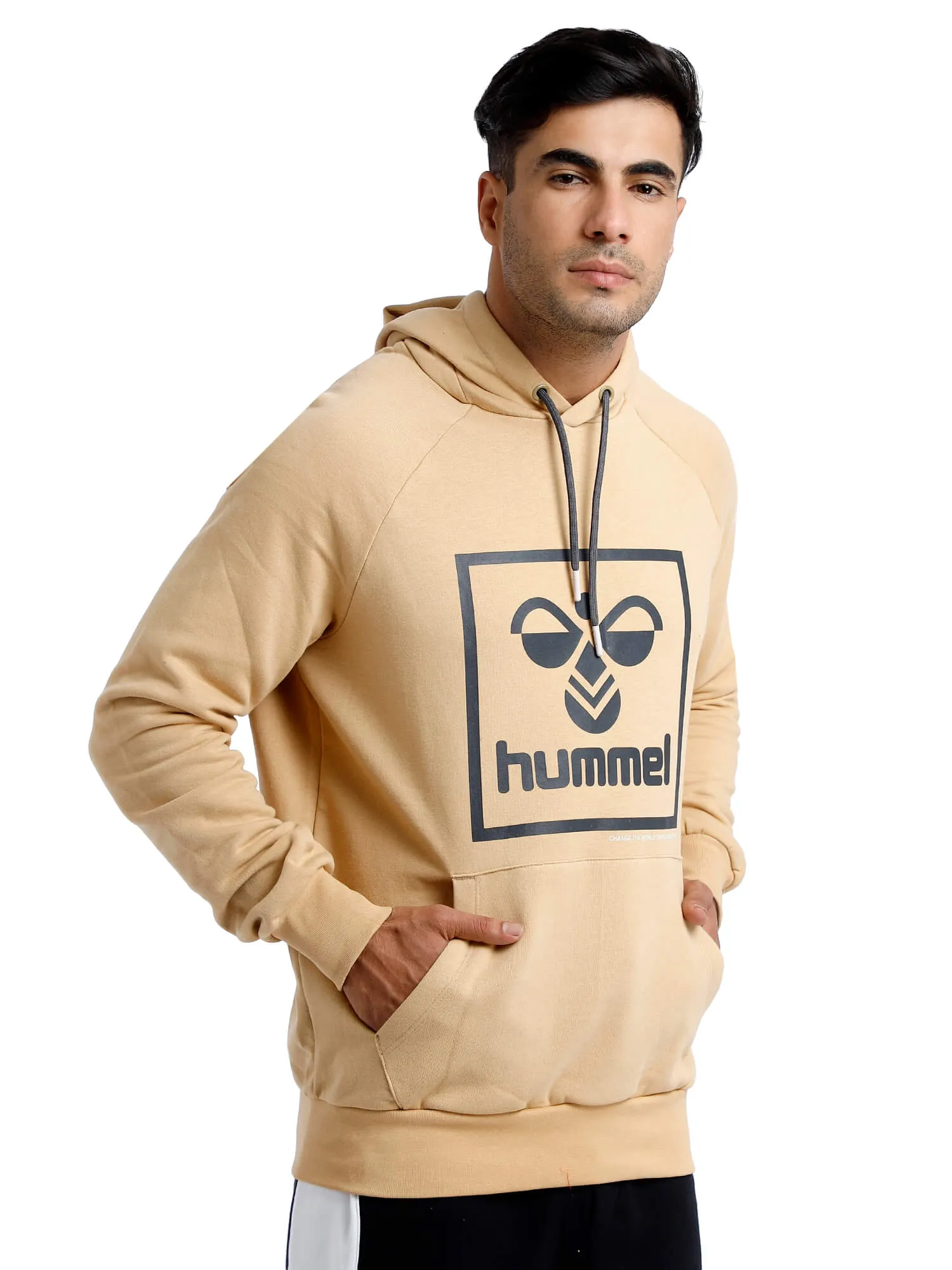 Isam Men Brown Hoodie