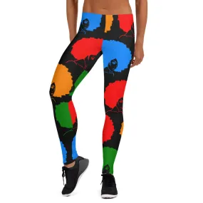 Leggings Colorful Afros 2