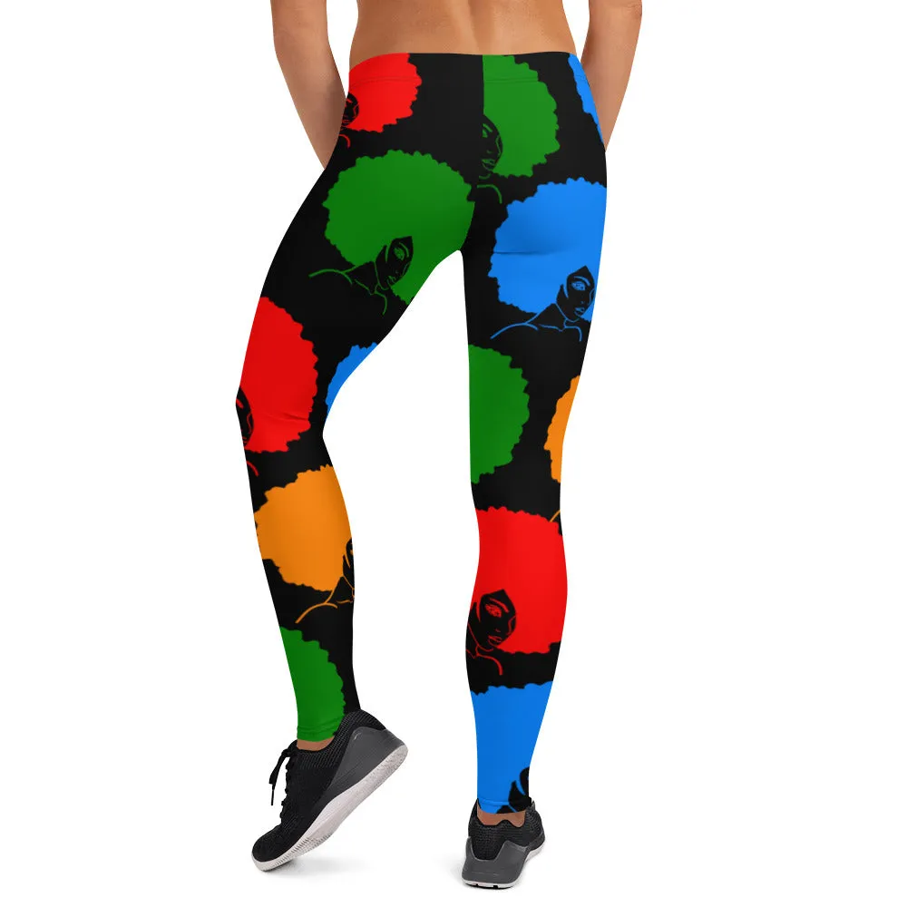 Leggings Colorful Afros 2