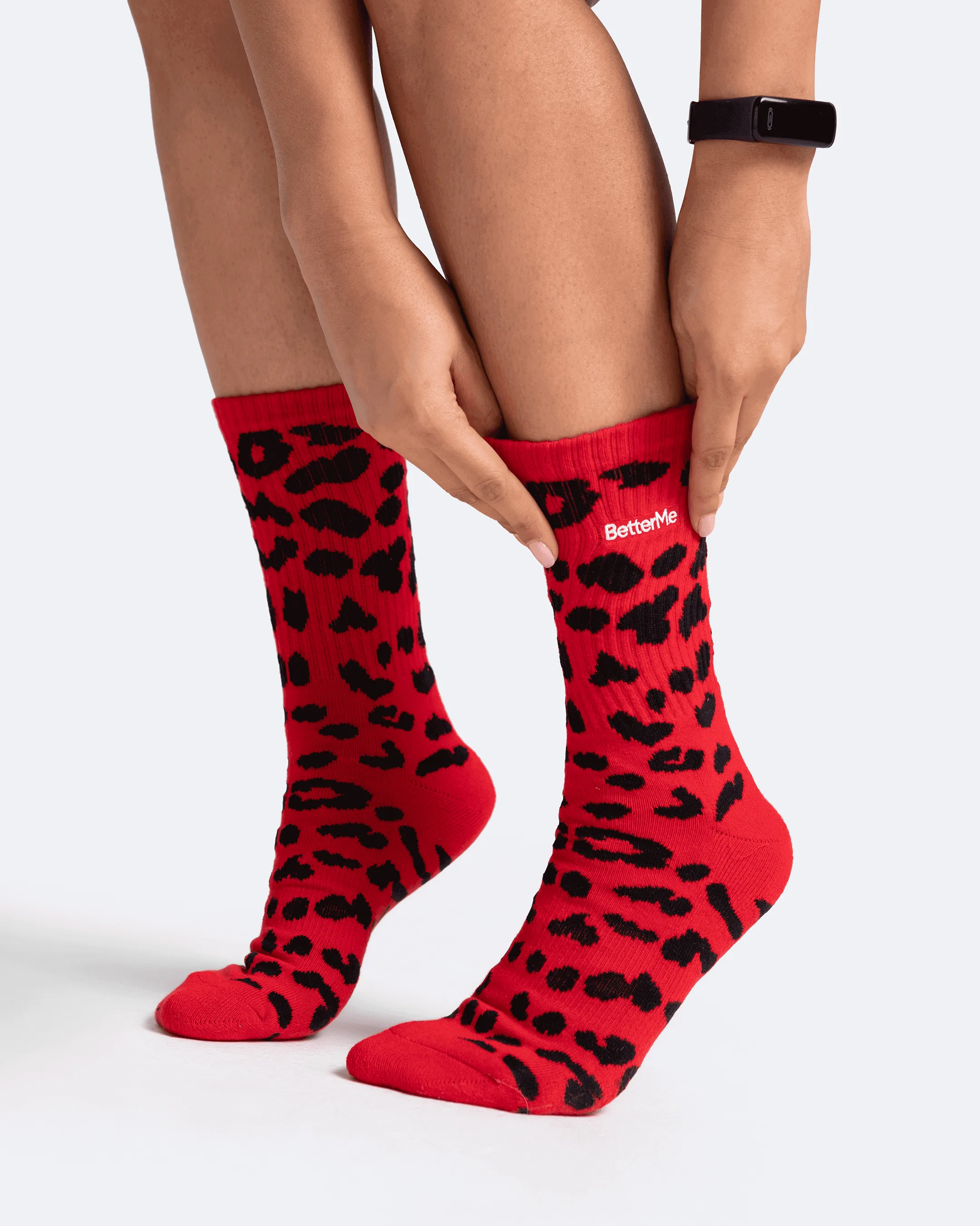 Leopard Pattern Cotton Socks