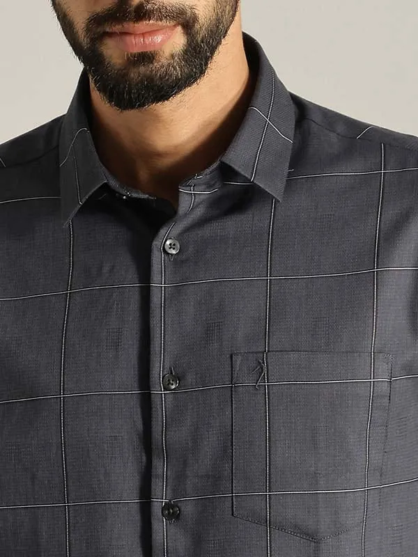 Men Checked Full Sleeve Cotton Shirt