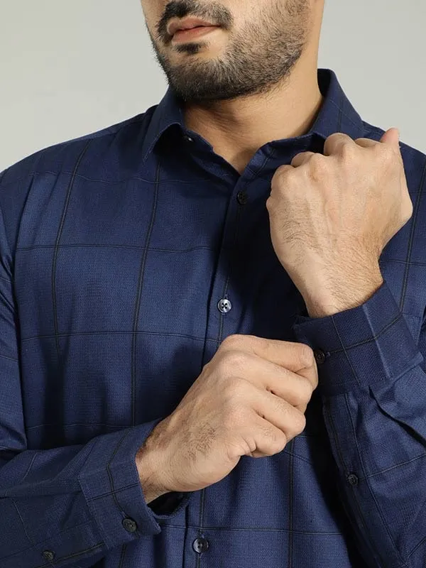 Men Checked Full Sleeve Cotton Shirt