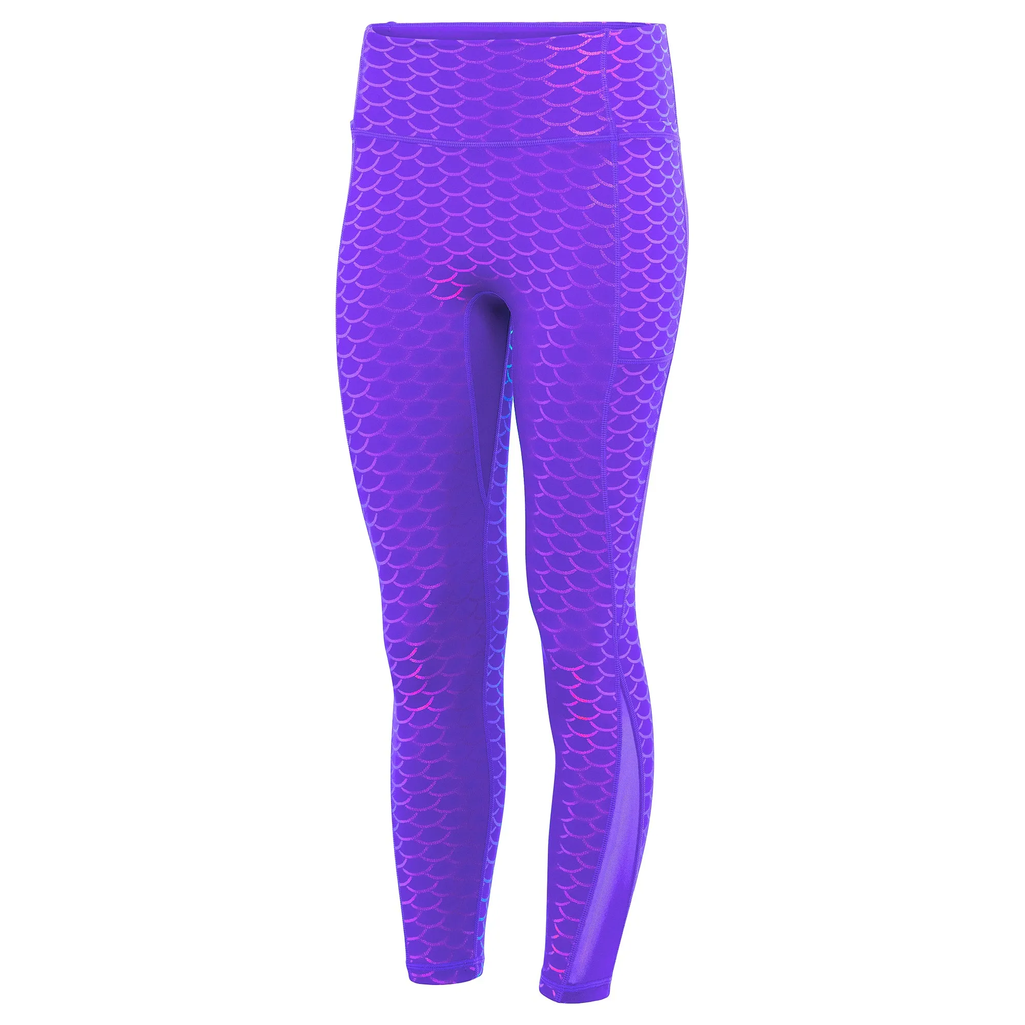 Mermaid Princess Leggings - Purple