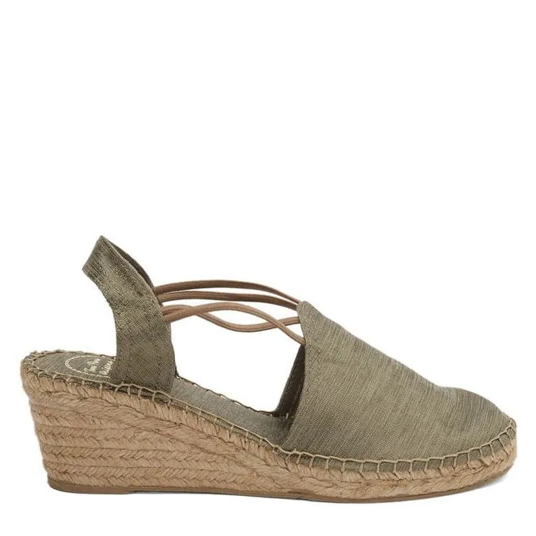 Metallic  Wedge Espadrille for Women - Turia