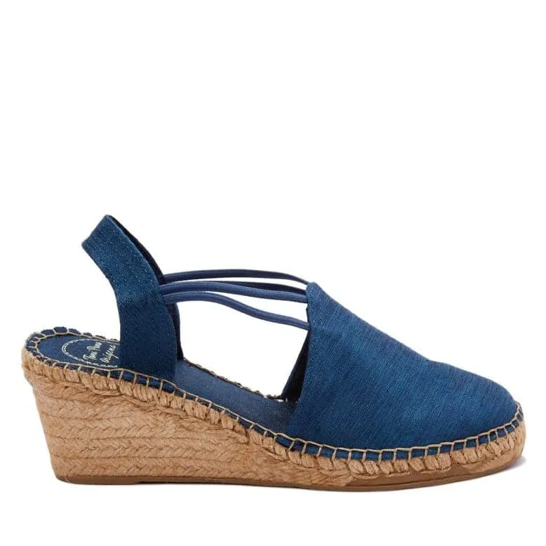 Metallic  Wedge Espadrille for Women - Turia