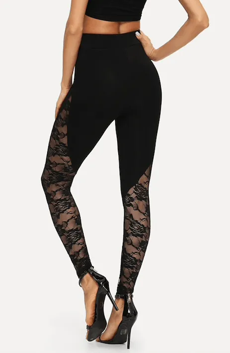 MIDNIGHT FLOWERS LEGGINGS